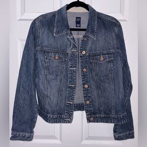 HP🎉 GAP Y2K Blue Denim Jacket Size L